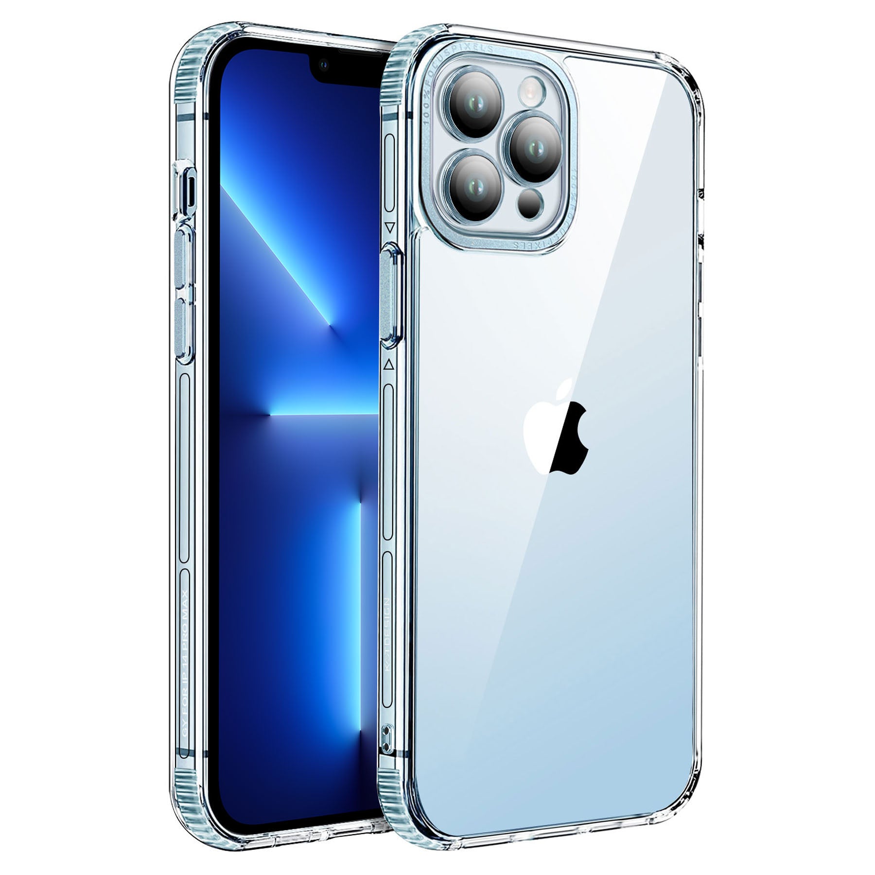KSTDESIGN Anti-Fall Slim Case for iPhone 13 Pro Max 6.7 inch Acrylic TPU Phone Case with Glass Lens Protector KSTDESIGN Anti-Fall Slim Case for iPhone 13 Pro Max 6.7 inch Acrylic TPU Phone Case with Glass Lens Protector